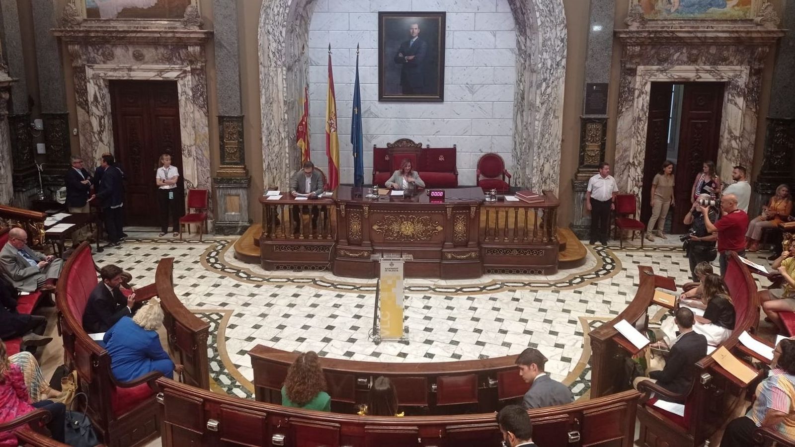 Ple ordinari este dimarts a l'Ajuntament de València