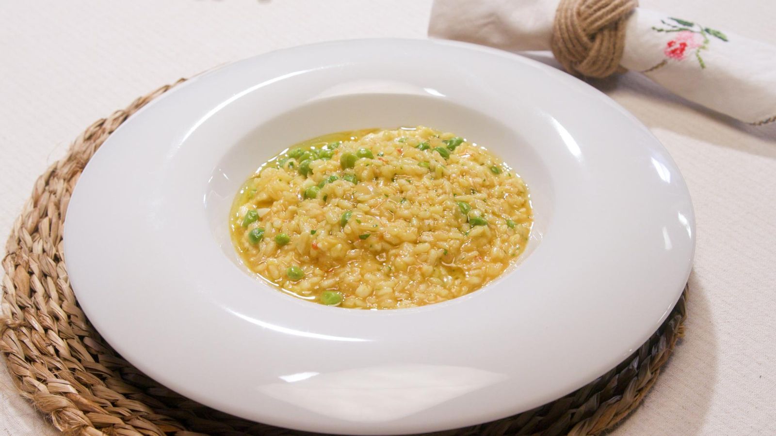 Arròs melós de formatge fresc