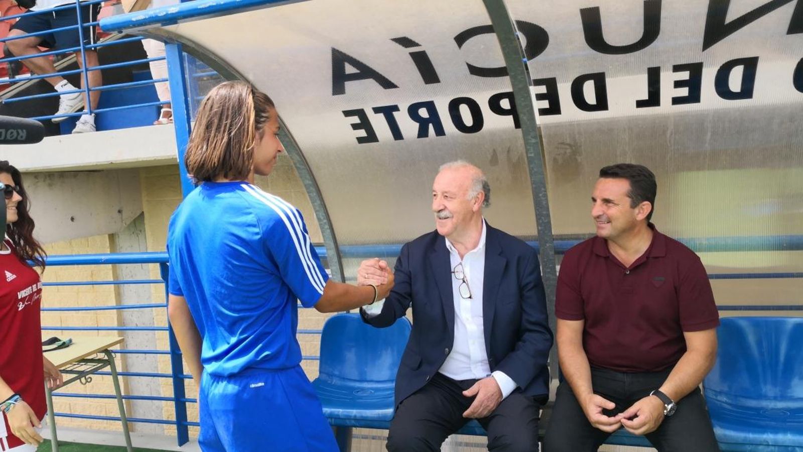 A banda de saludar els menuts que han participat al campus, ha aprofitat per a repassar l'actualitat de l'esport rei.