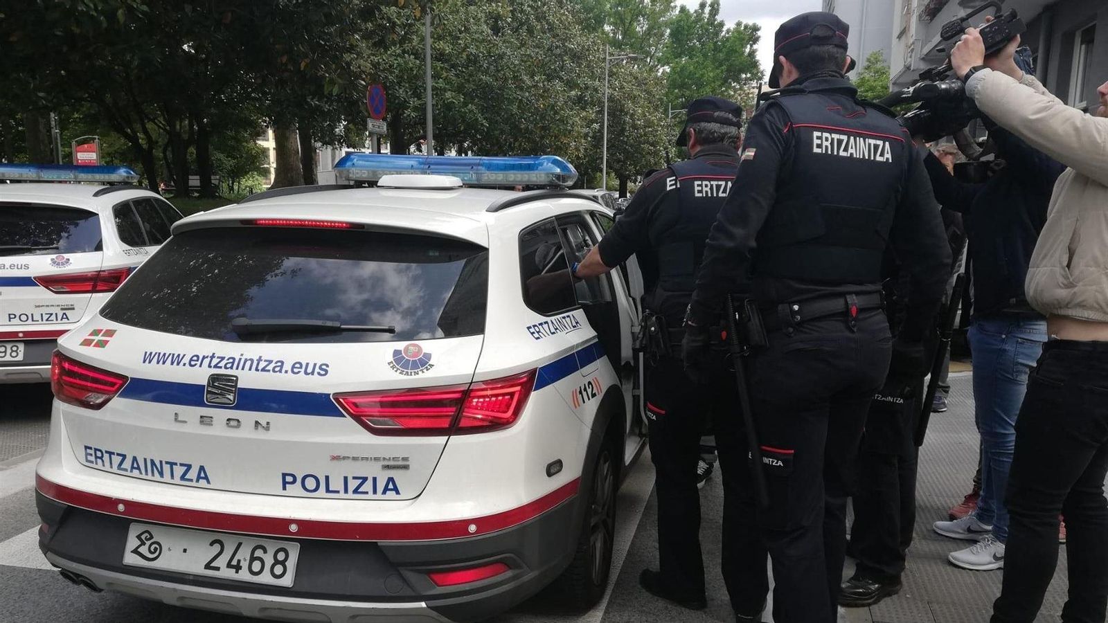 Imatge d'arxiu d'un dispositiu de l'Ertzaintza