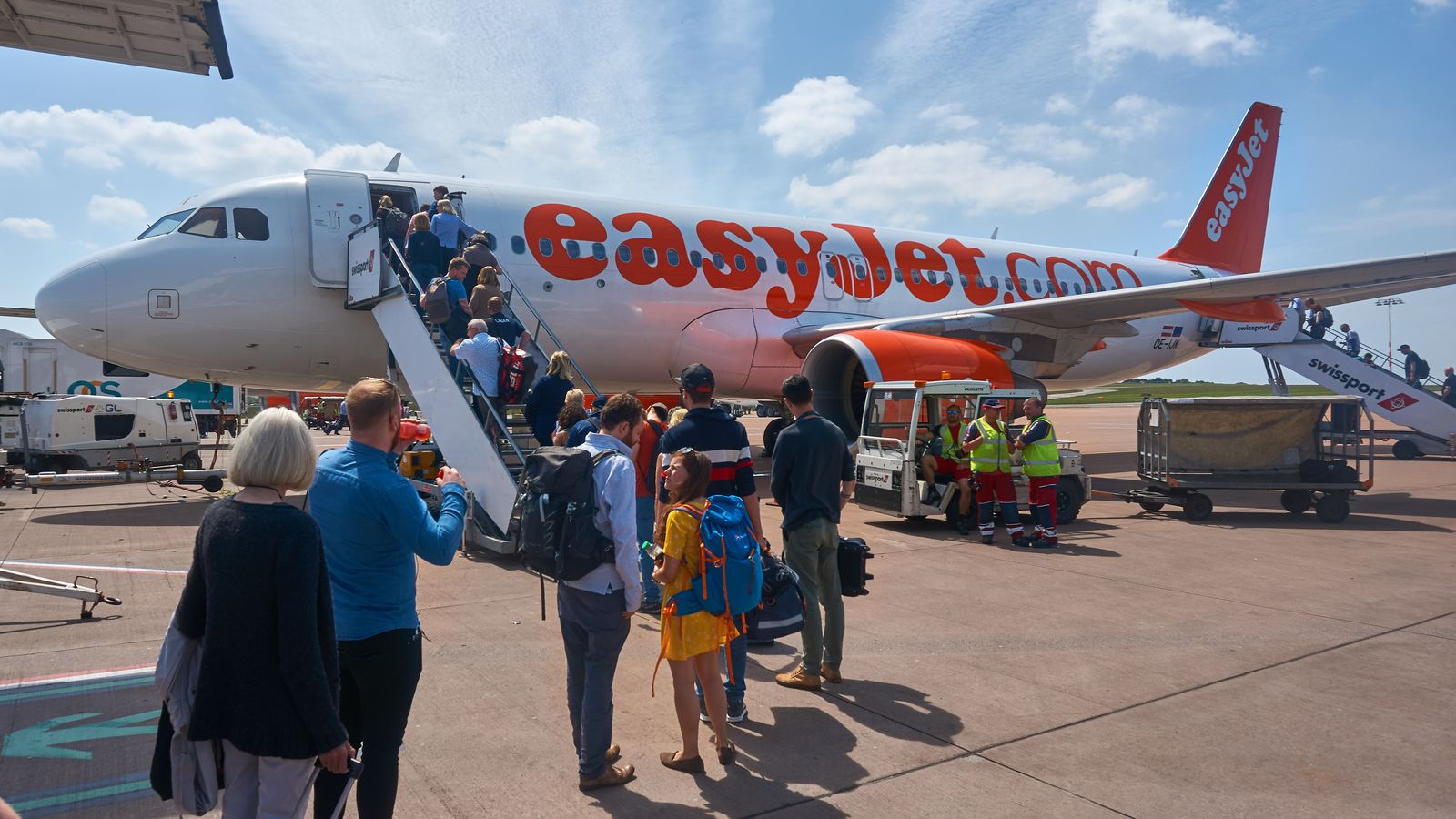 Avió d'EasyJet en una imatge d'arxiu