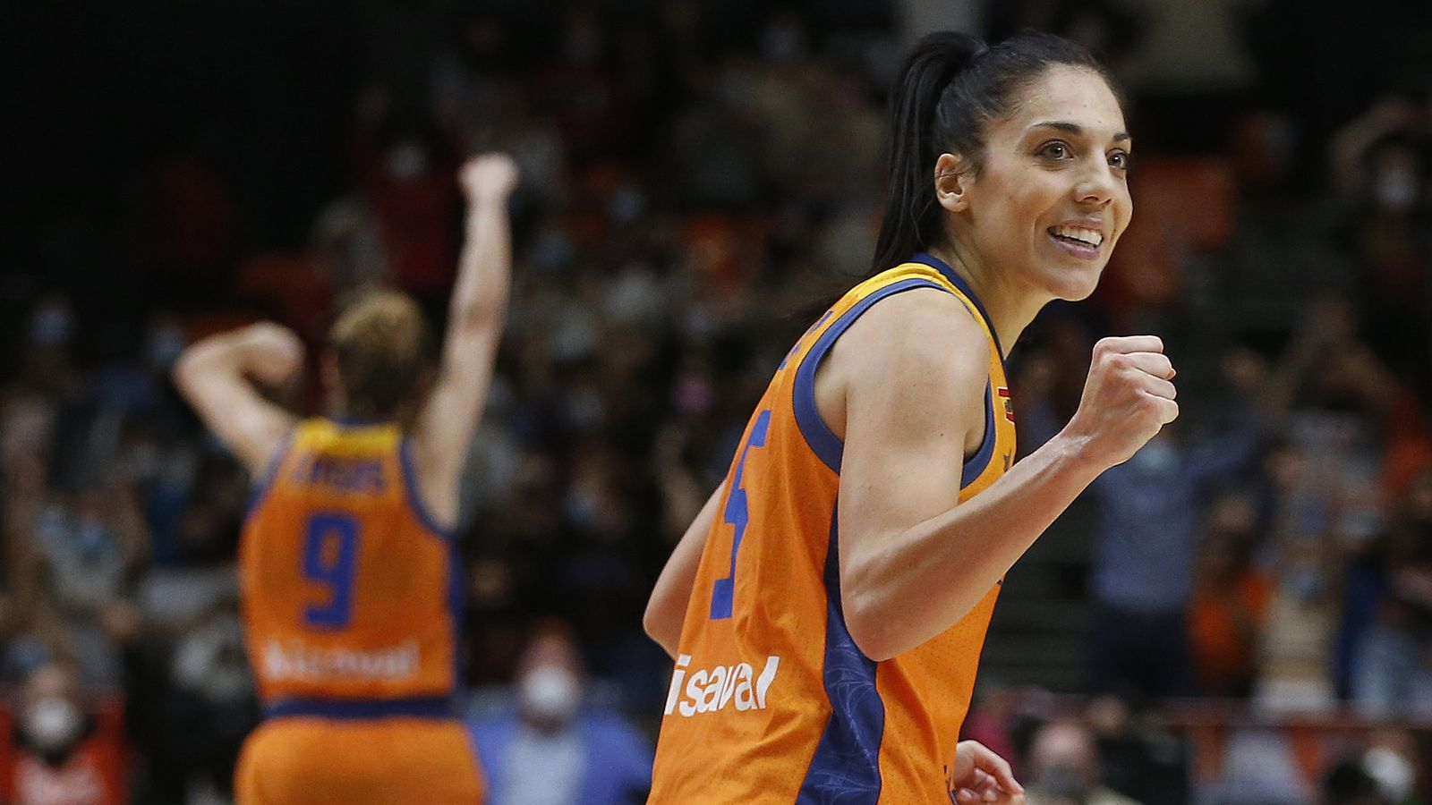 La jugadora del València Basket, Cristina Ouviña