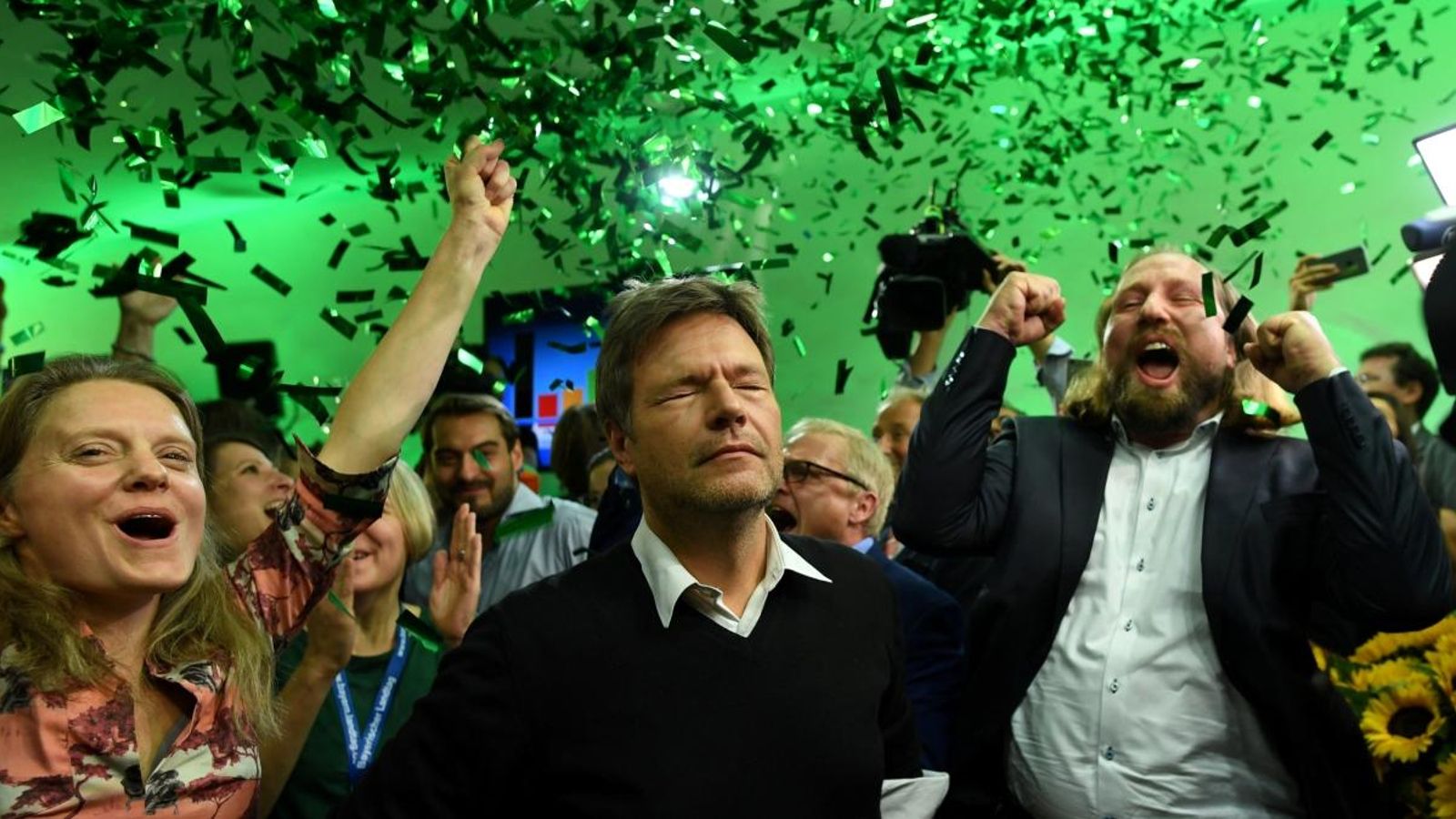 Els Verds celebren el resultat de les eleccions