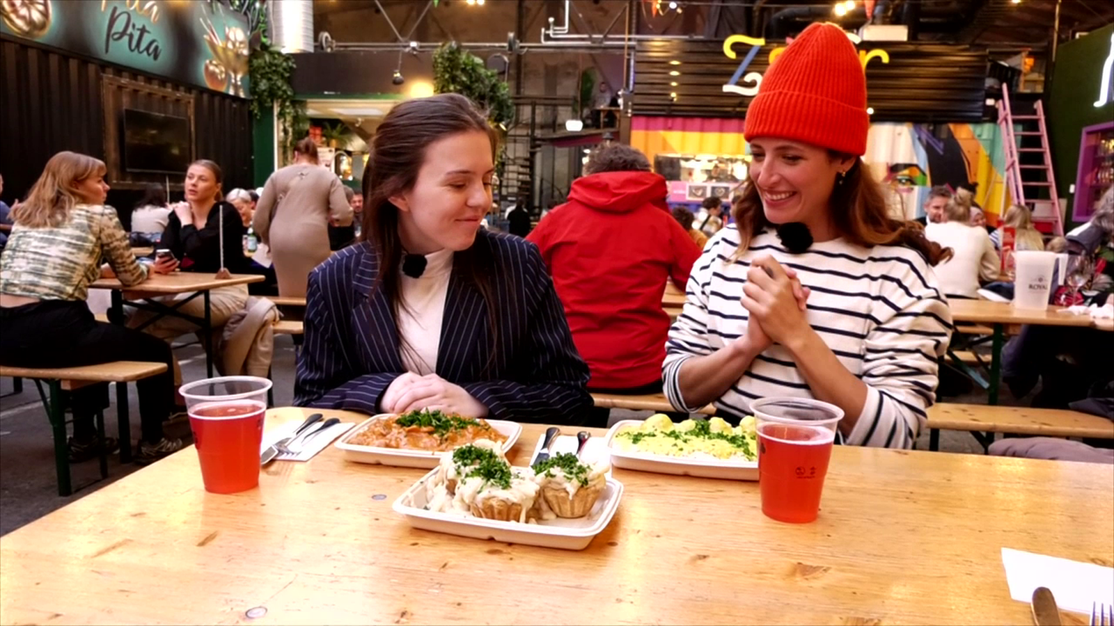 Nerea Camps i Nerea Clemente a l'Streed Food d'Aarhus