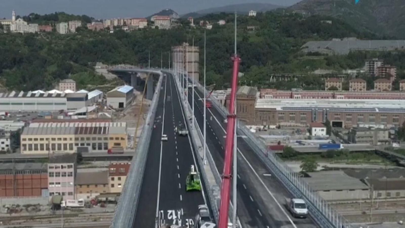 Imatge aèrea del Pont Gènova Sant Giorgio