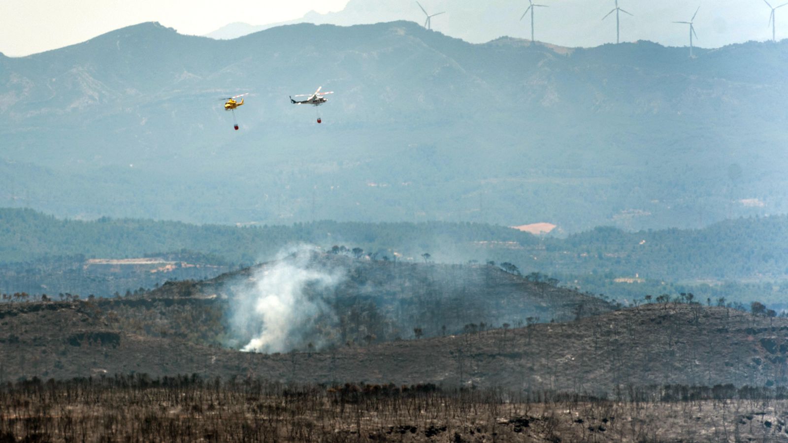 Incendi a la Ribera d'Ebre