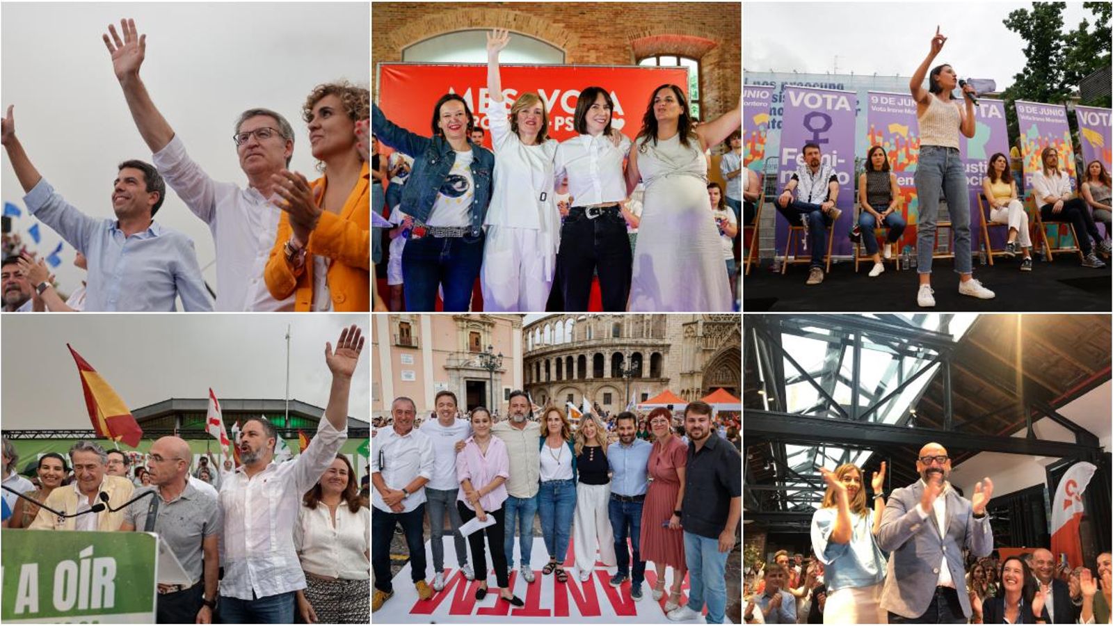 Actes de tancament de campanya per a les eleccions europees