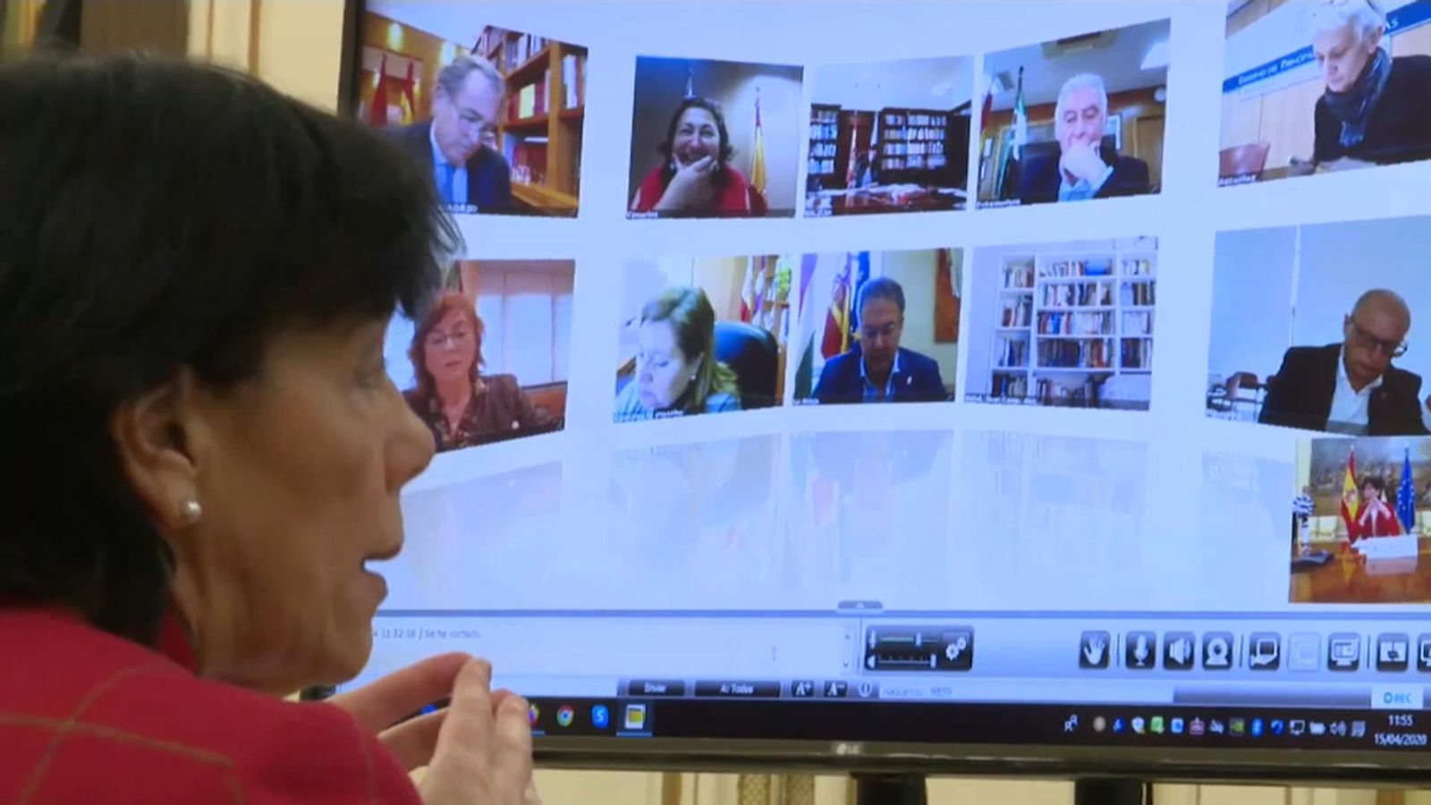 La ministra d'Educació, Isabel Celaá, aquest dimecres