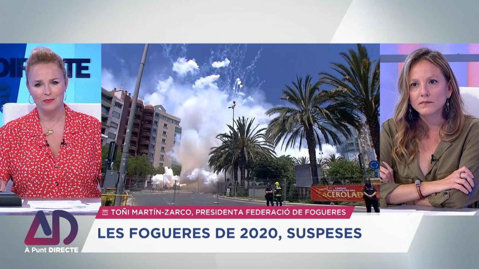 Les Fogueres 2020, suspeses