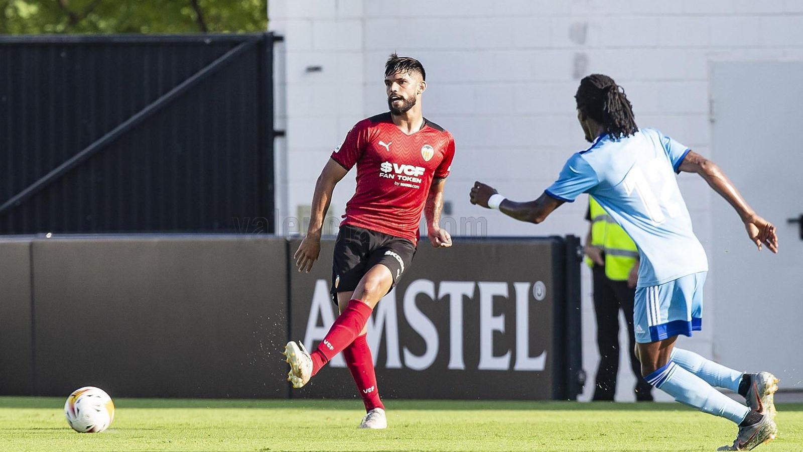 Omar Alderete ha marcat el seu primer gol com a valencianista