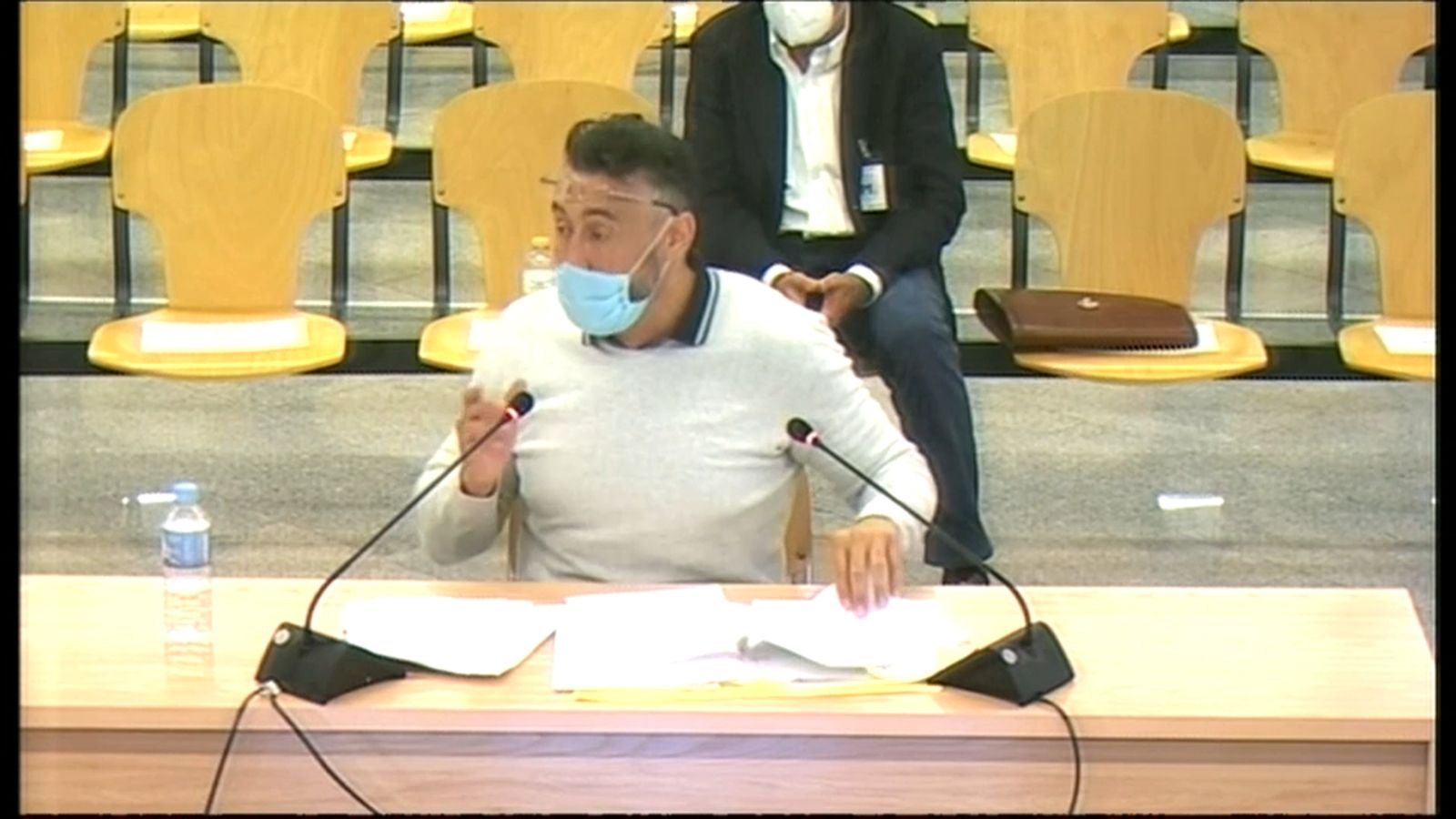 Javier Arnuncio, durant el juí