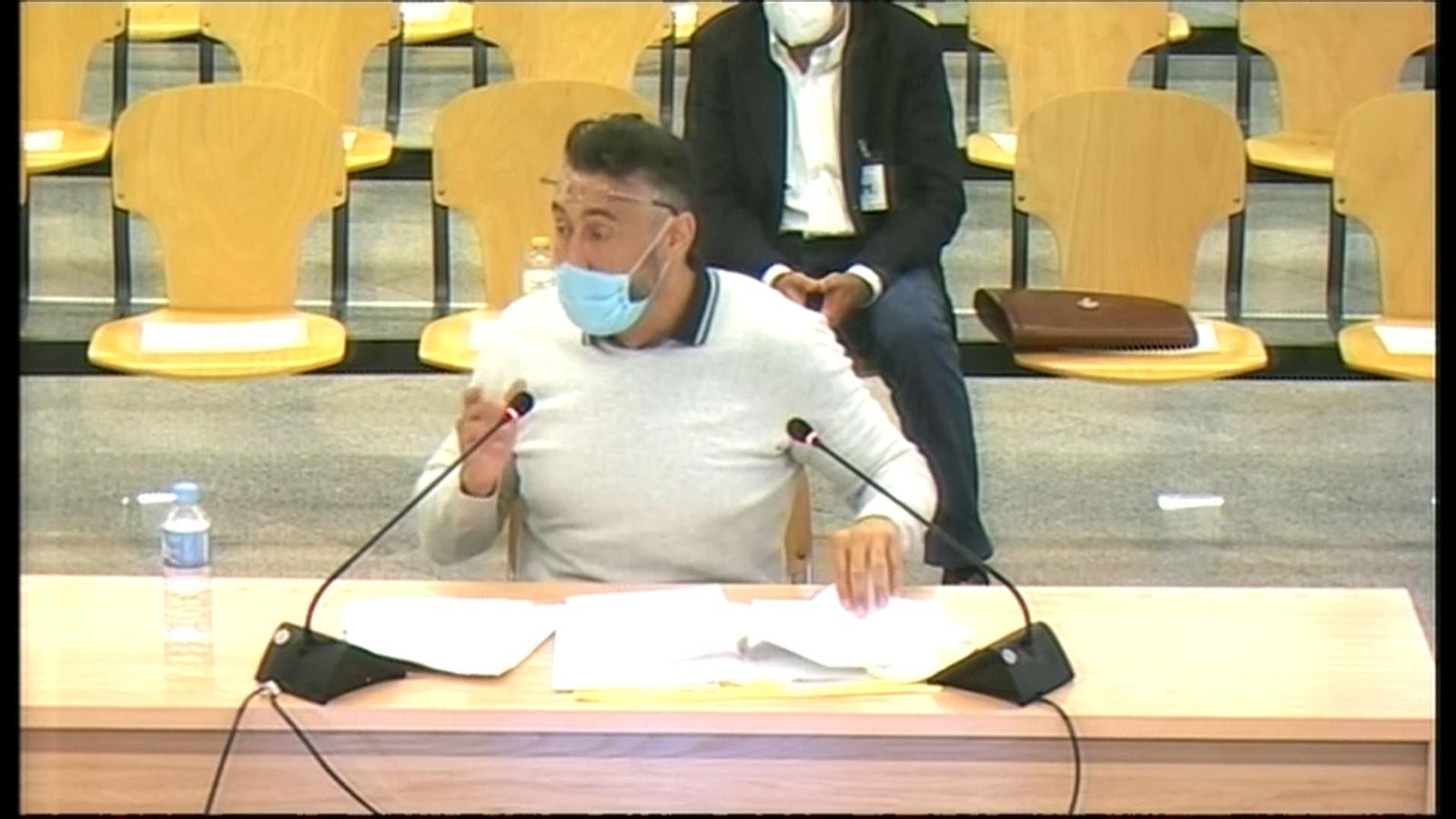 Javier Arnuncio, durant el juí