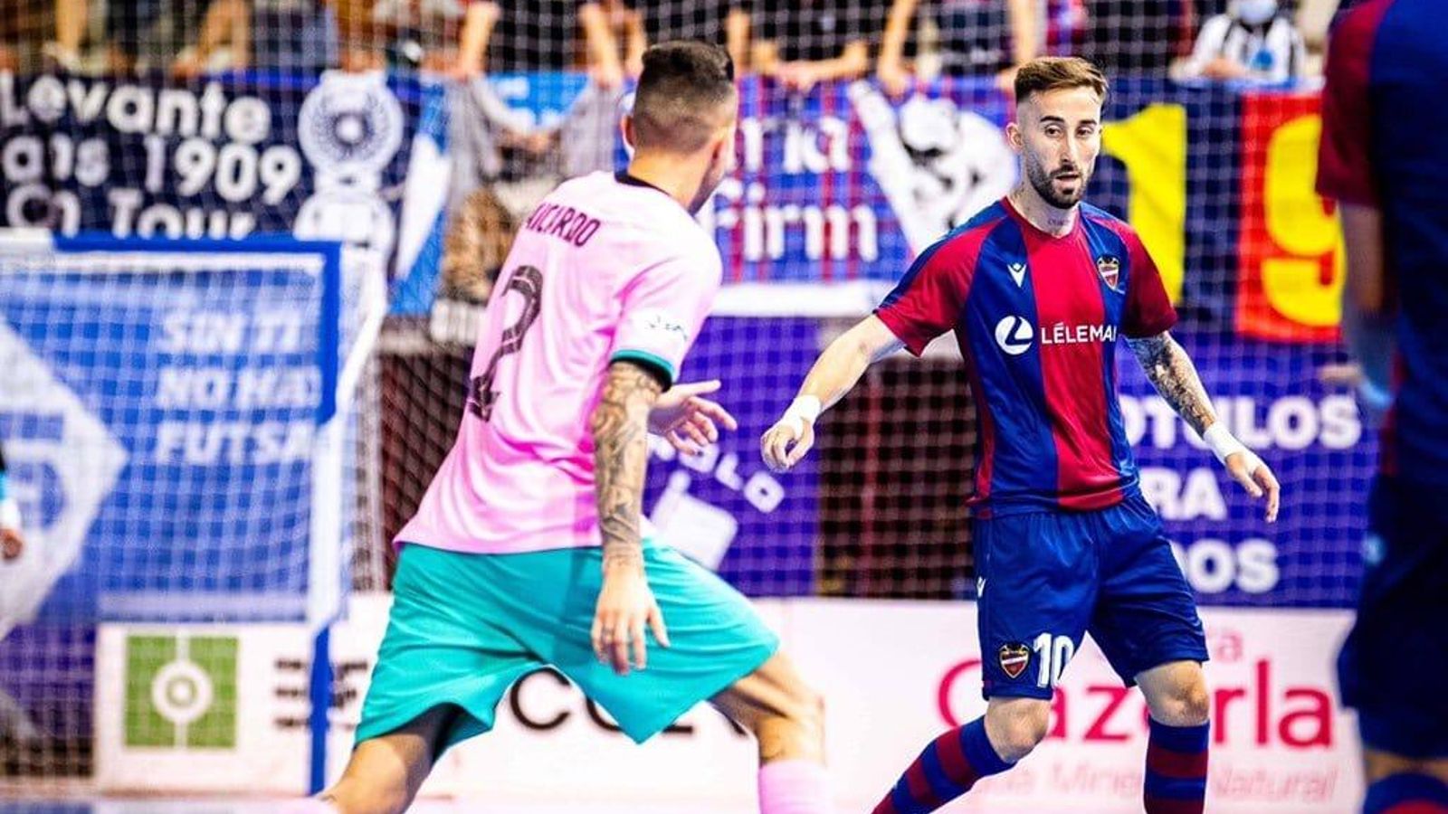 Rivillos, en una acció del partit