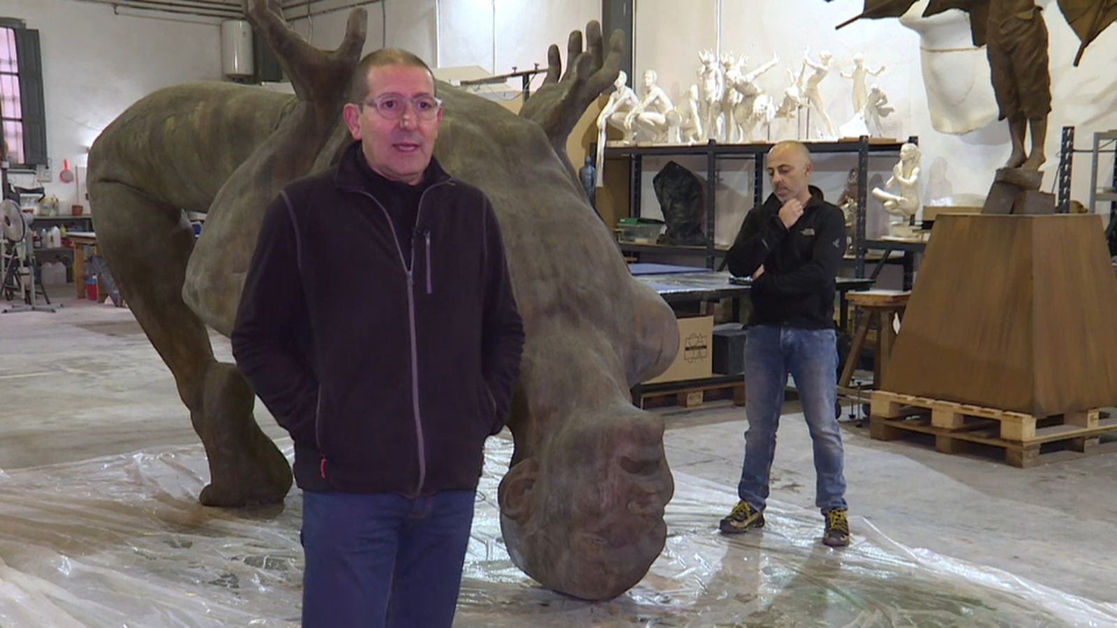 'Gegant de Sal', la primera escultura monumental dels artistes Coderch i Malavia