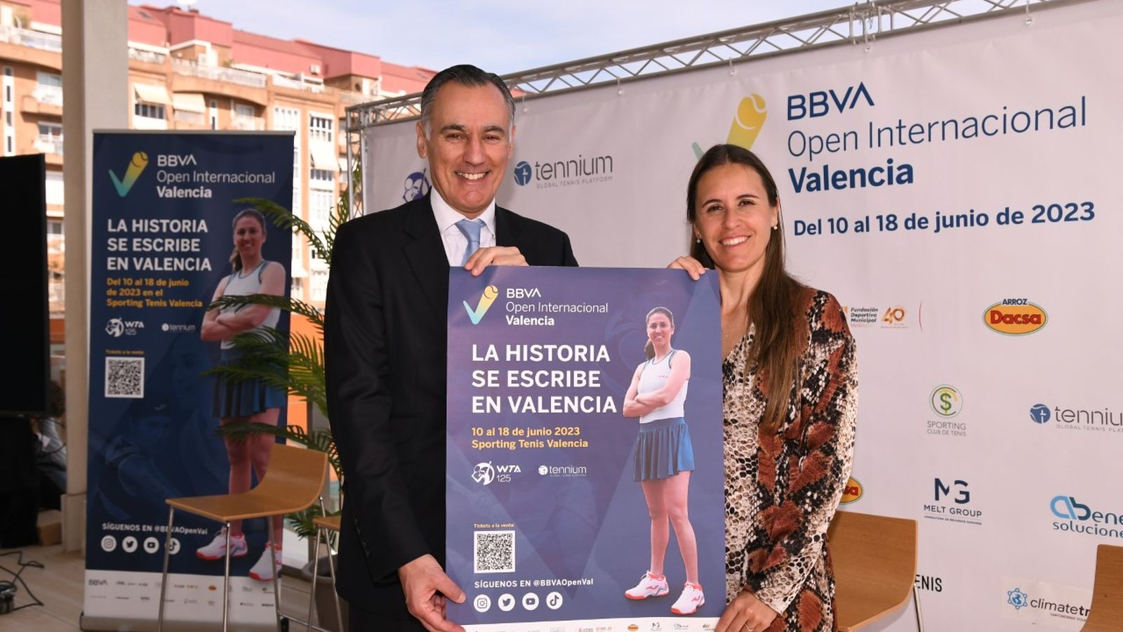 Anabel Medina i  presenten el cartell