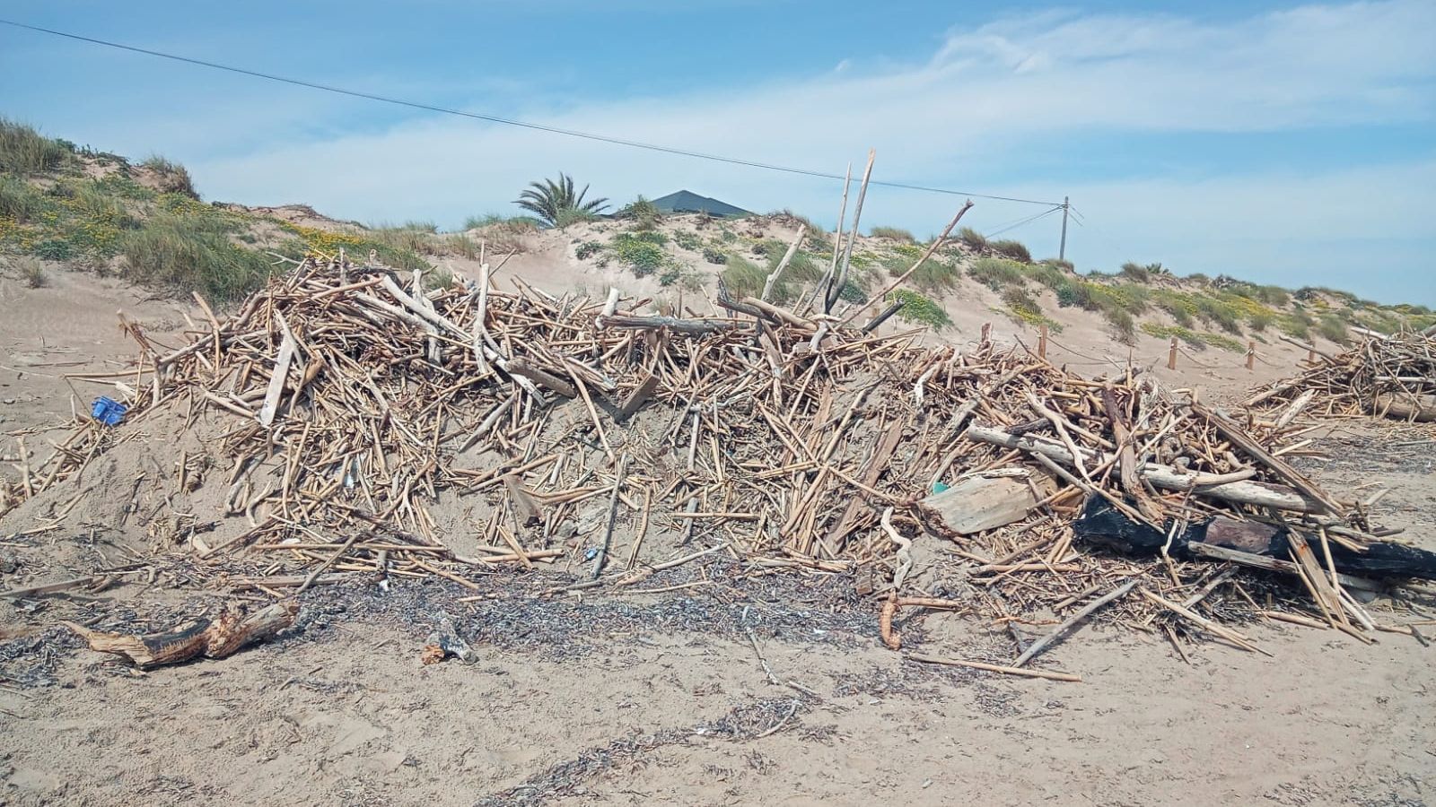 Platja del Dosser de Cullera, este diumenge 13 d'abril