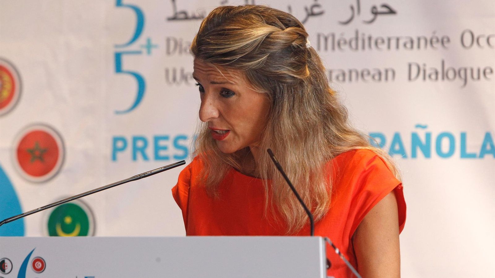 La vicepresidenta segona i ministra de Treball, Yolanda Díaz, aquest dilluns a Alacant