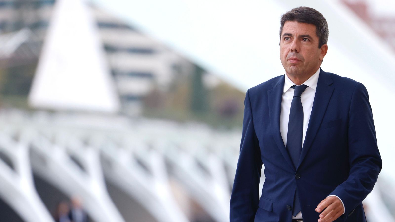 Carlos Mazón, en el funeral d'estat per les víctimes de la dana