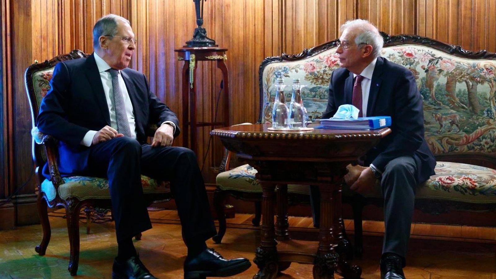 L'alt representant per a la Política Exterior de la Unió Europea, Josep Borrell, es reuneix amb el ministre d'Afers Estrangers de Rússia, Serguei Lavrov