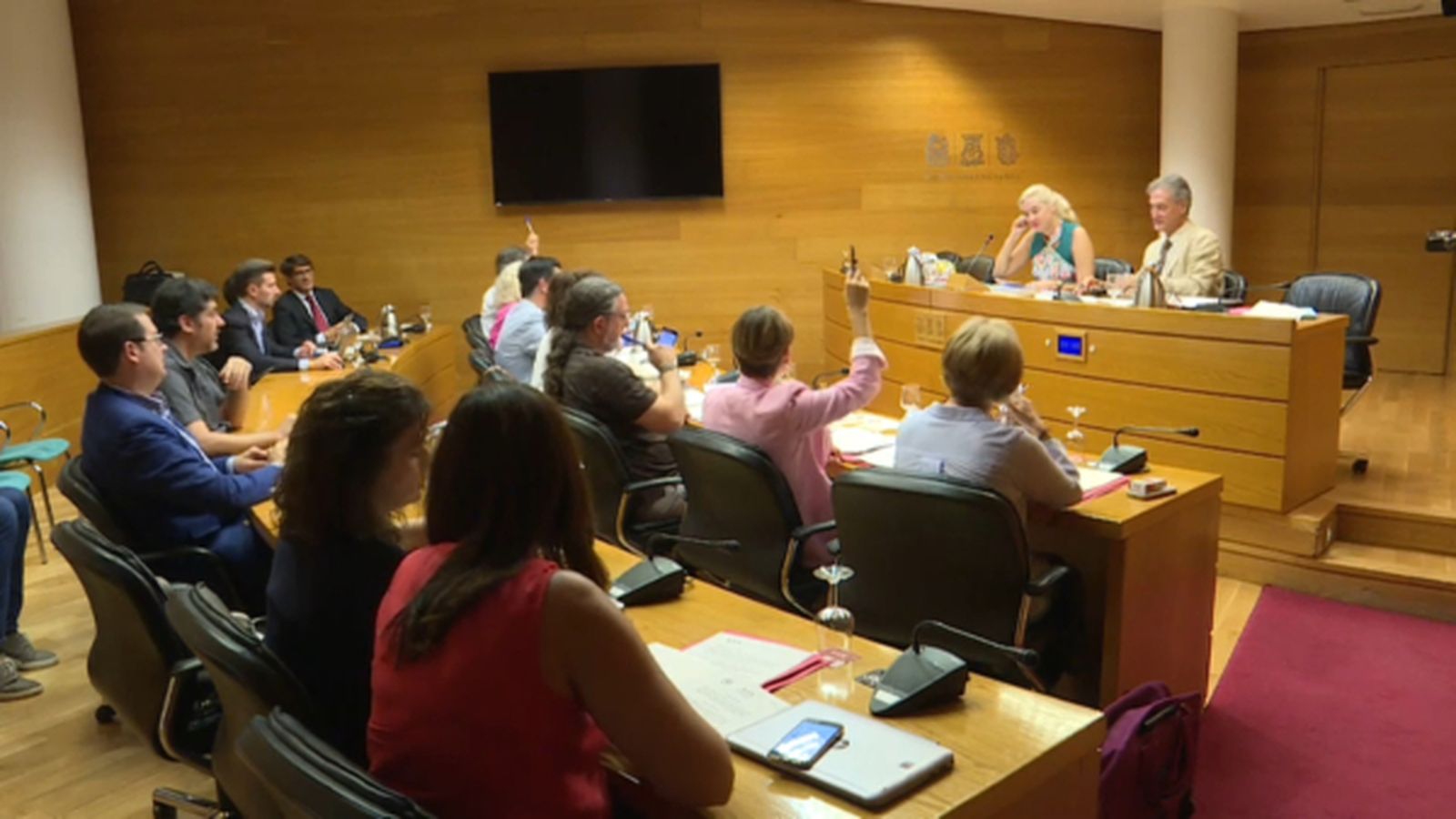 Sessió d'aquest dimecres de la Comissió de Justícia, Governació i Administració Local de les Corts