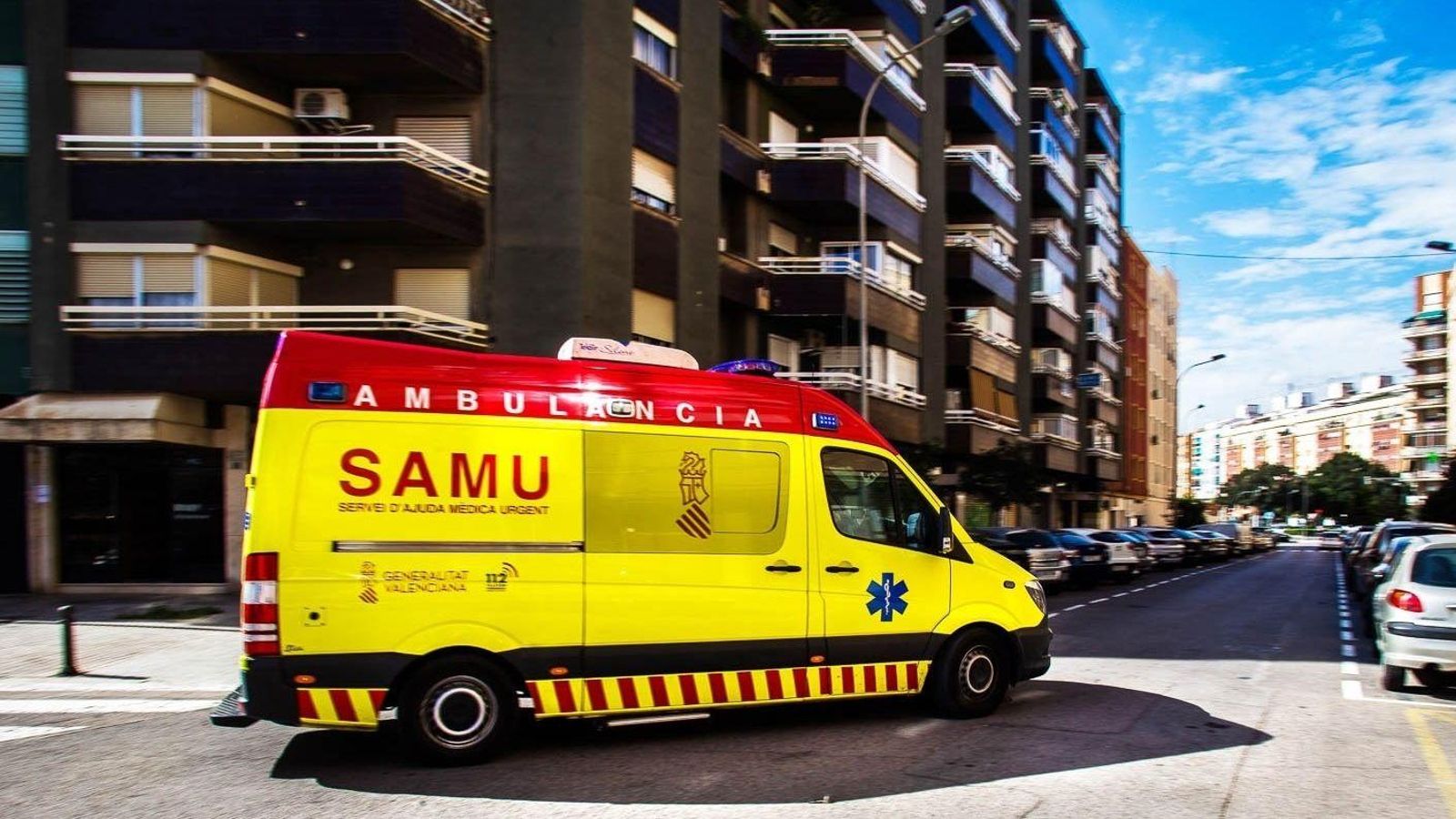 Imatge d'arxiu d'una ambulància