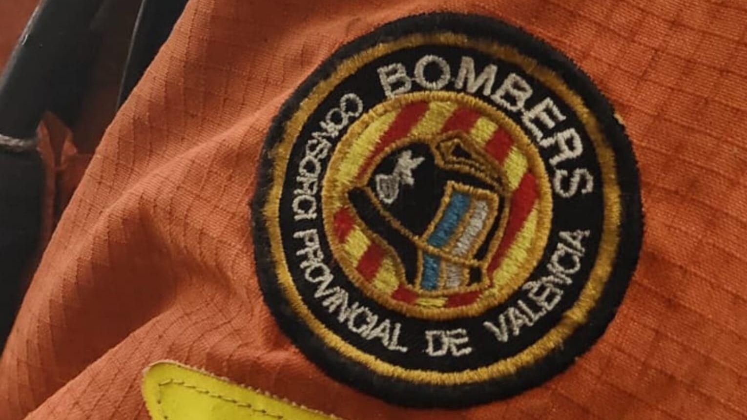 Insígnia dels bombers de València, en una imatge d'arxiu