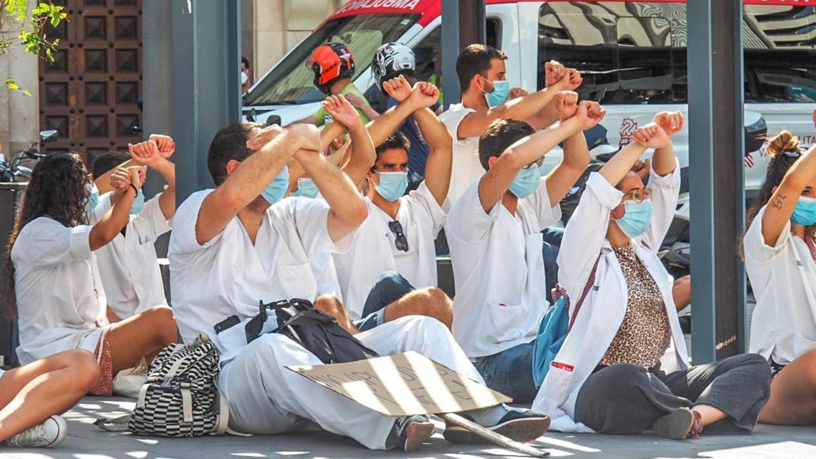 Protestes dels metges interns residents