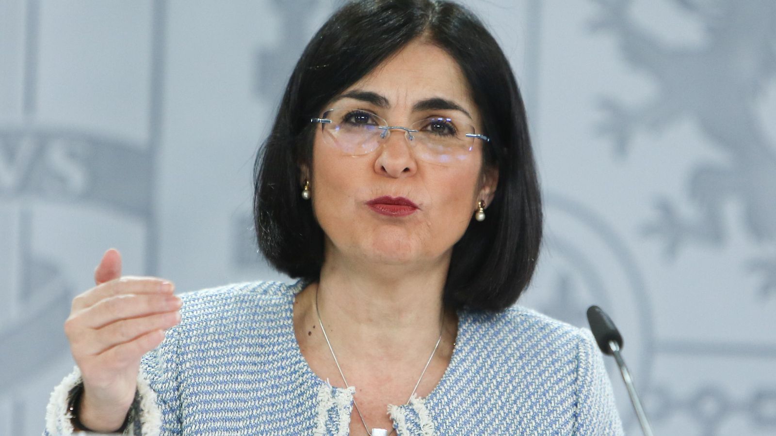 Imatge d'arxiu de la ministra de Sanitat, Carolina Darias