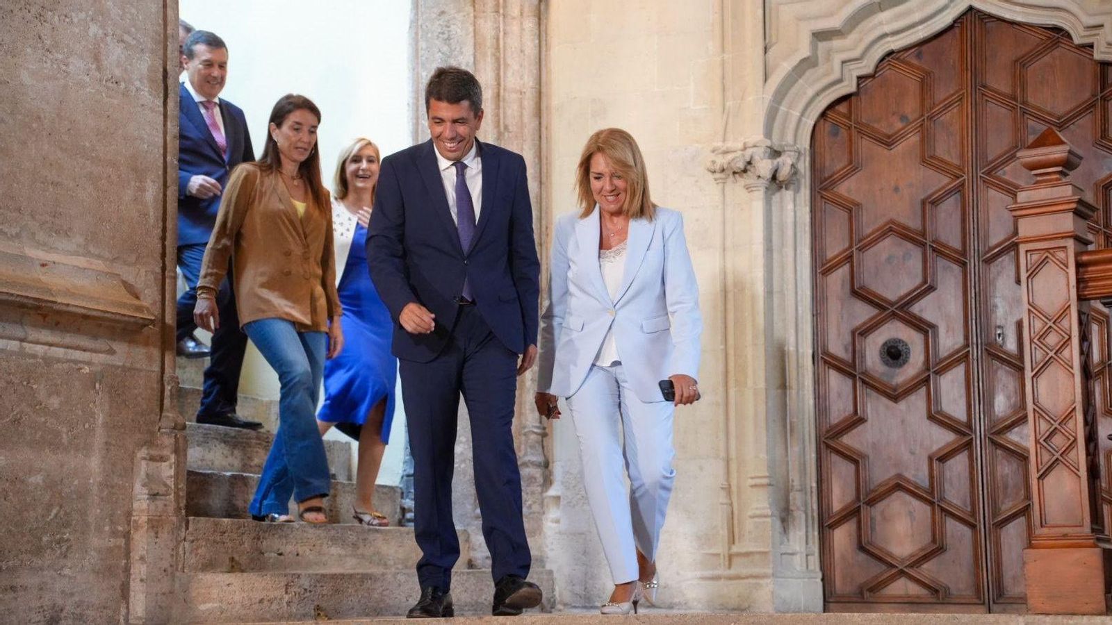 Carlos Mazón i altres membres del Consell el passat divendres