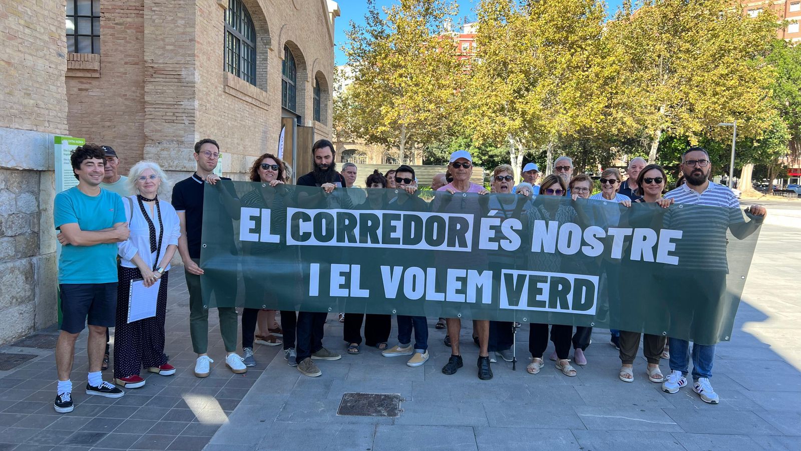 Associacions i entitats veïnals es manifesten a favor del Corredor Verd Sud de València
