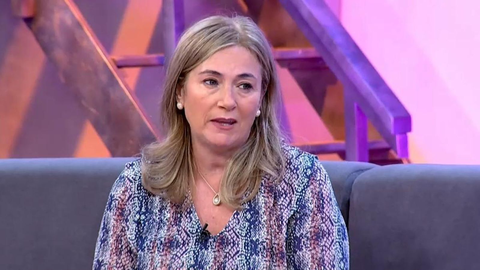 Marisol Burón durant l'entrevista amb À Punt Directe