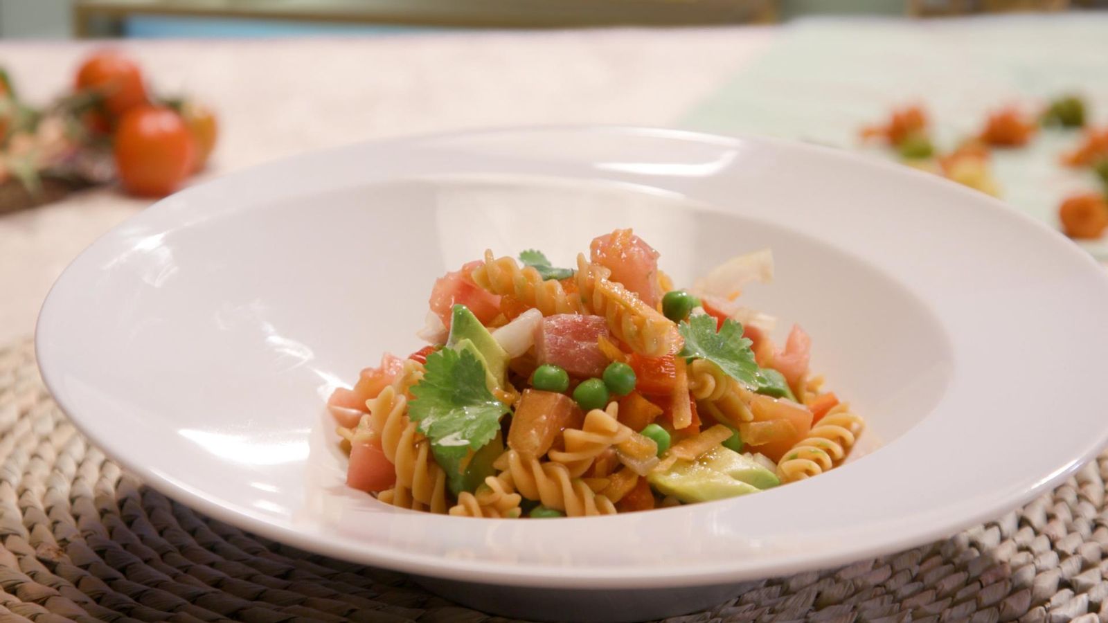 Ensalada de pasta amb vinagreta