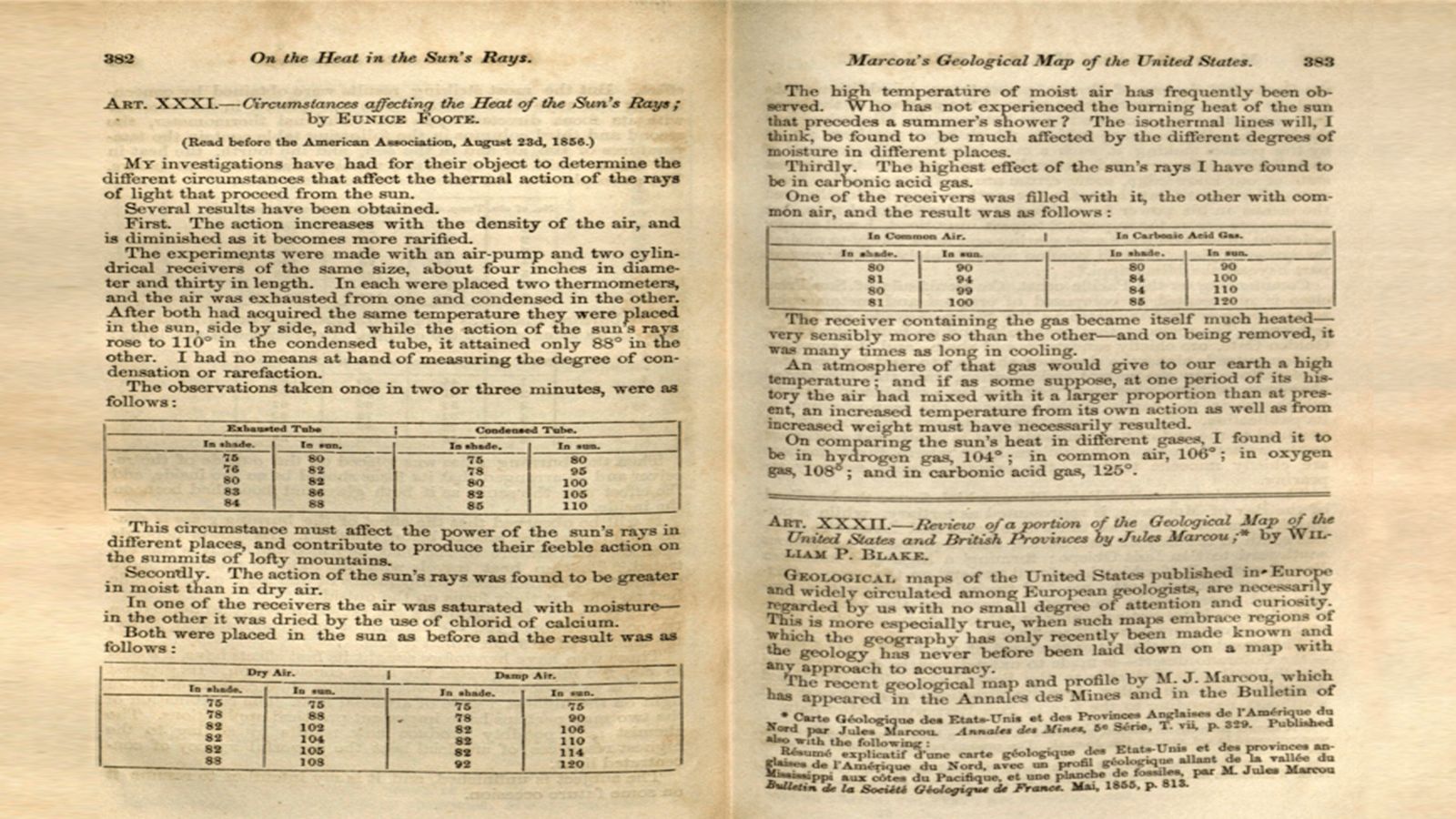 Estudi d'Eunice Foote