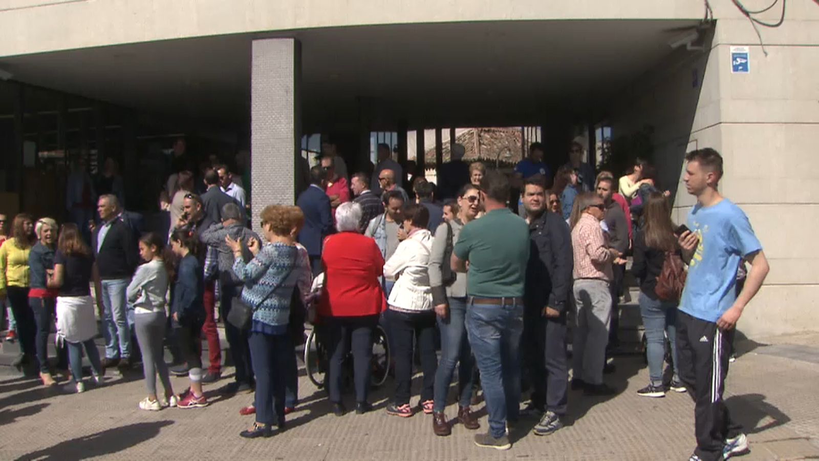 Concentració a Parla per a condemnar l'assassinat de Juana Ureña