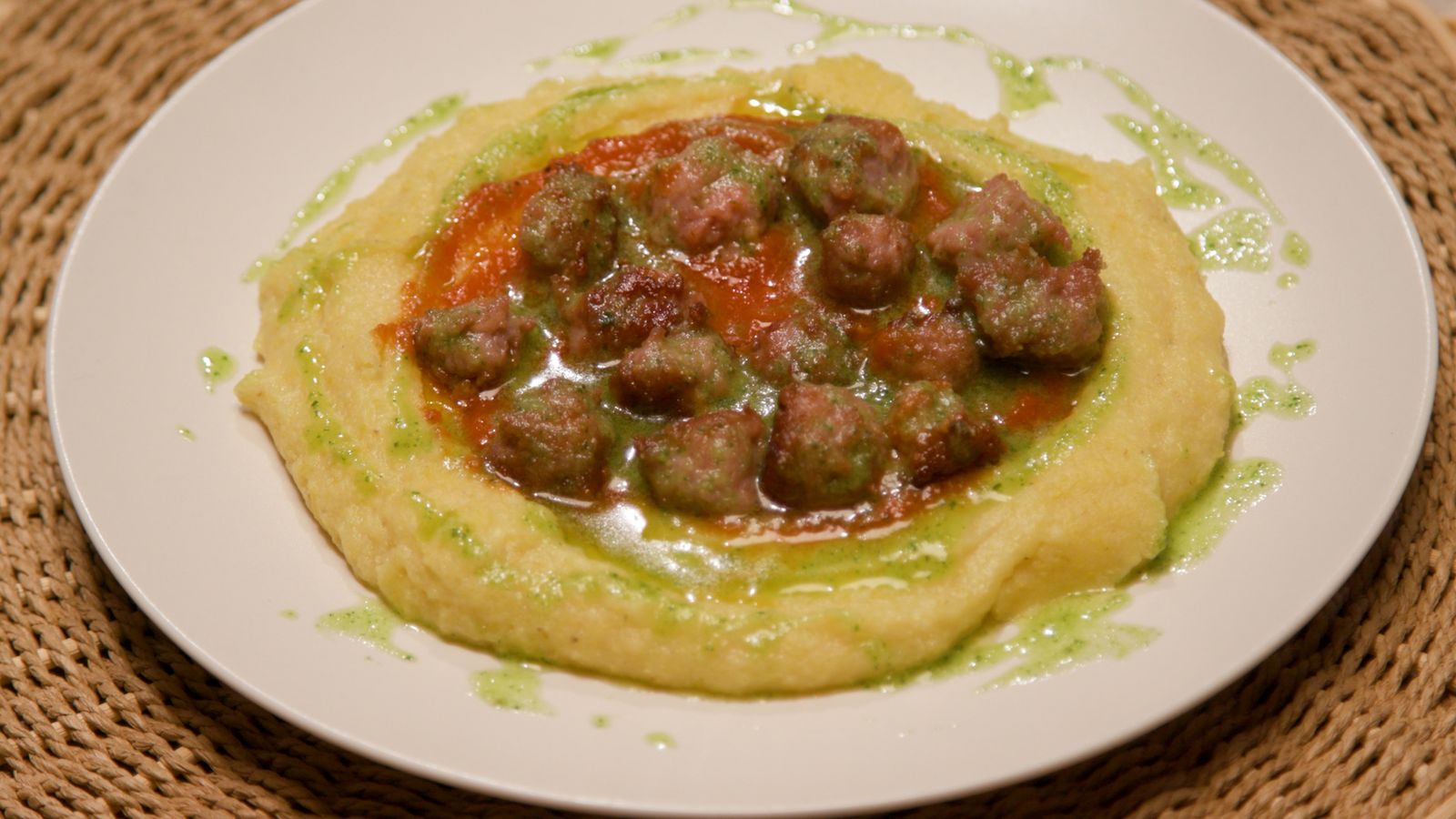 Polenta amb llonganisses