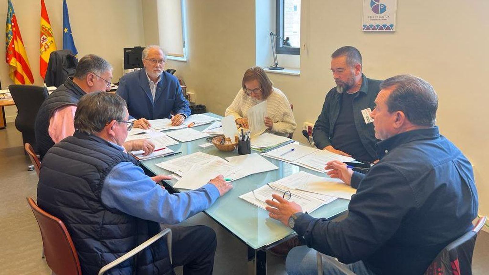 Reunió dels presidents de les Federacions Provincials de Pesca amb el director general de Pesca, Francisco J. Espinós