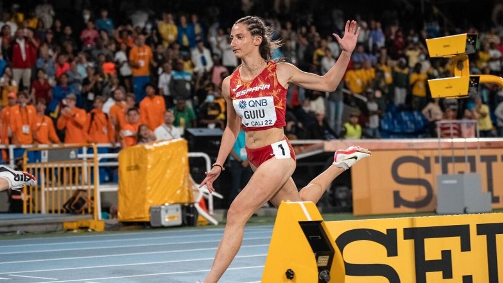 Elena Guiu, en acció