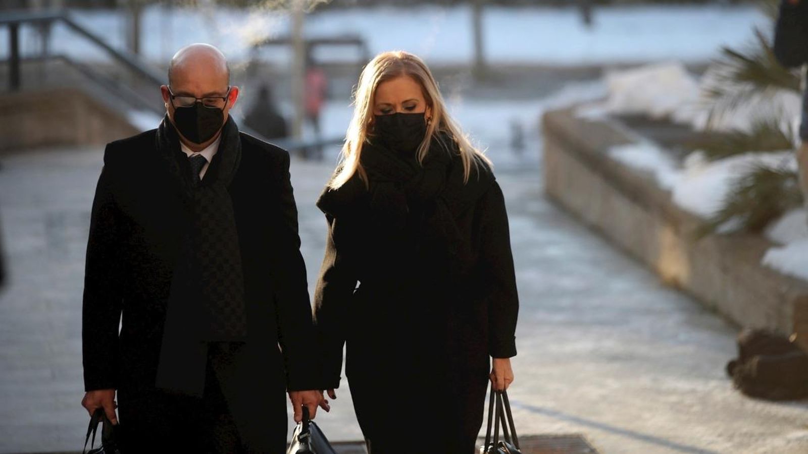 L'expresidenta de la Comunitat de Madrid, Cristina Cifuentes, arriba al jutjat