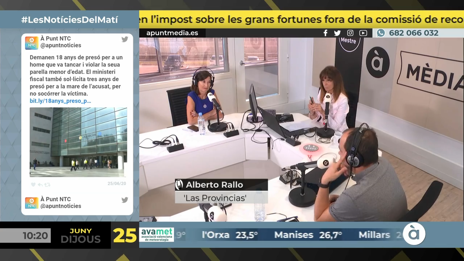 25.06.2020 | Les notícies del matí | Tercera part