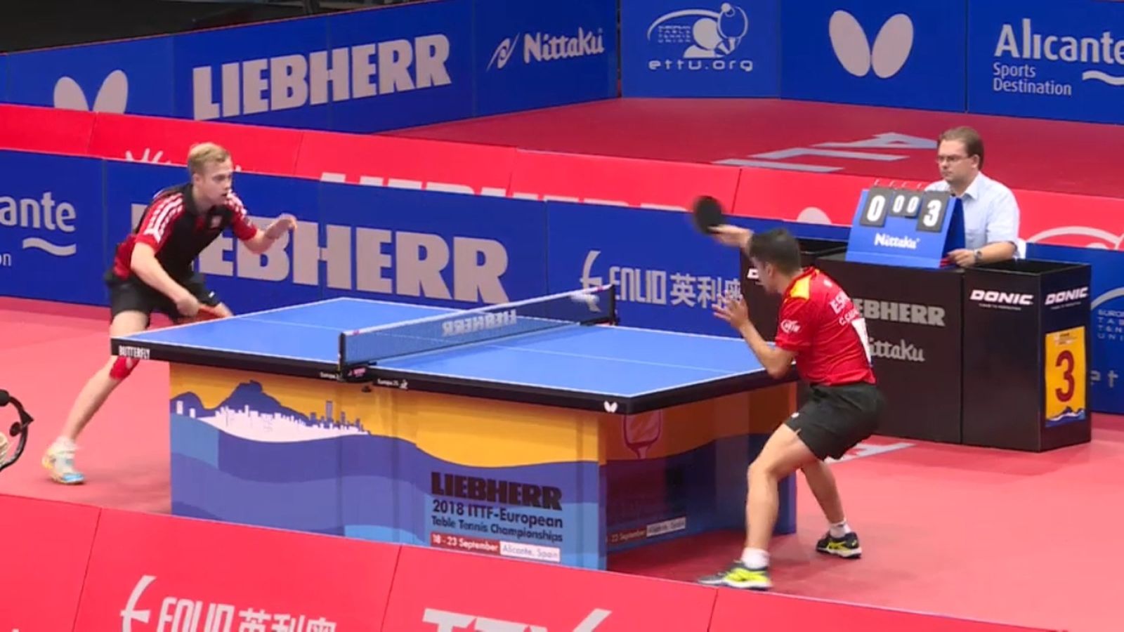 Alacant és la primera ciutat espanyola que acull un campionat d'Europa de tenis de taula