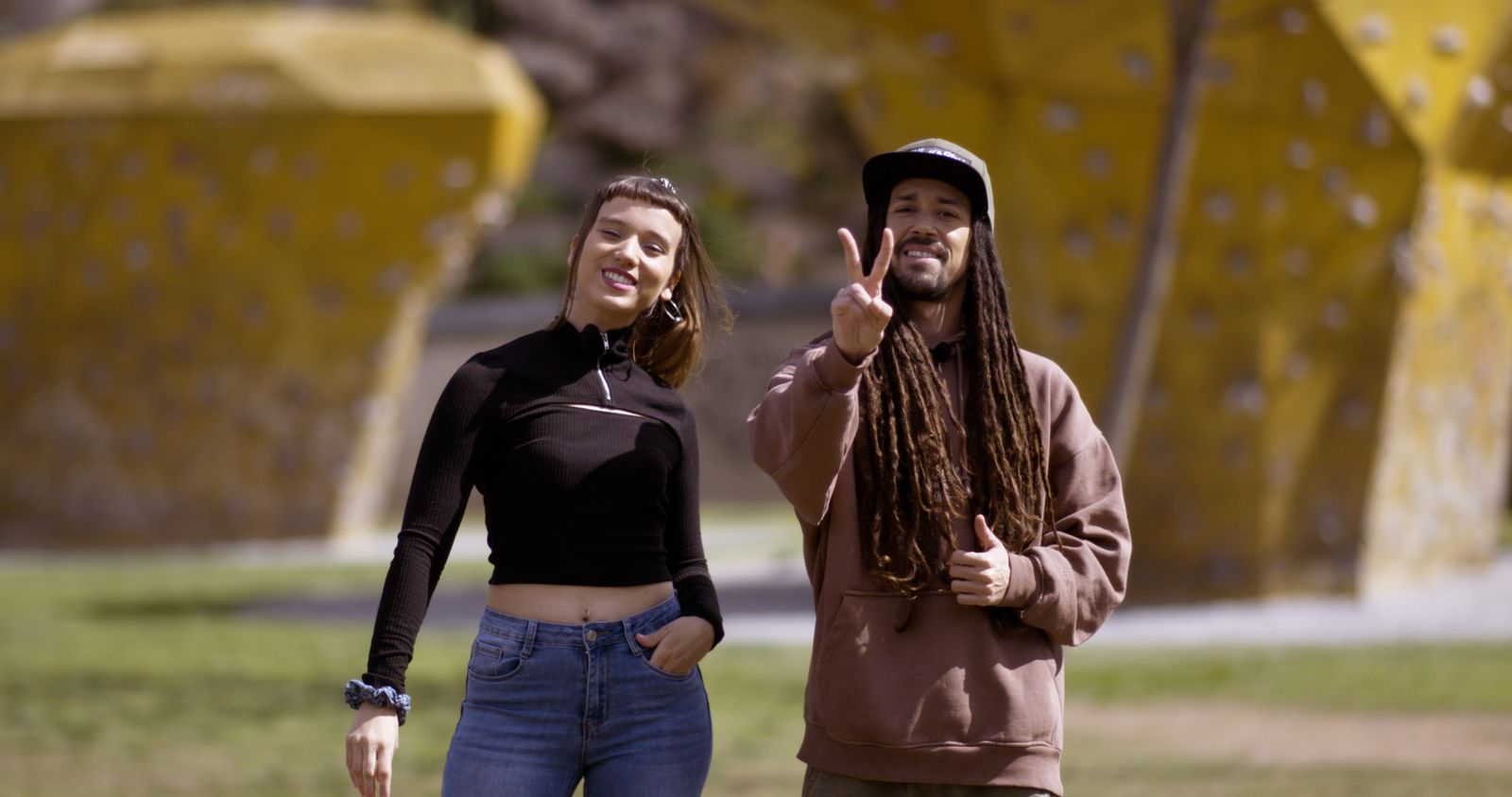 Els presentadors de FesTalent, Marina i Esteve