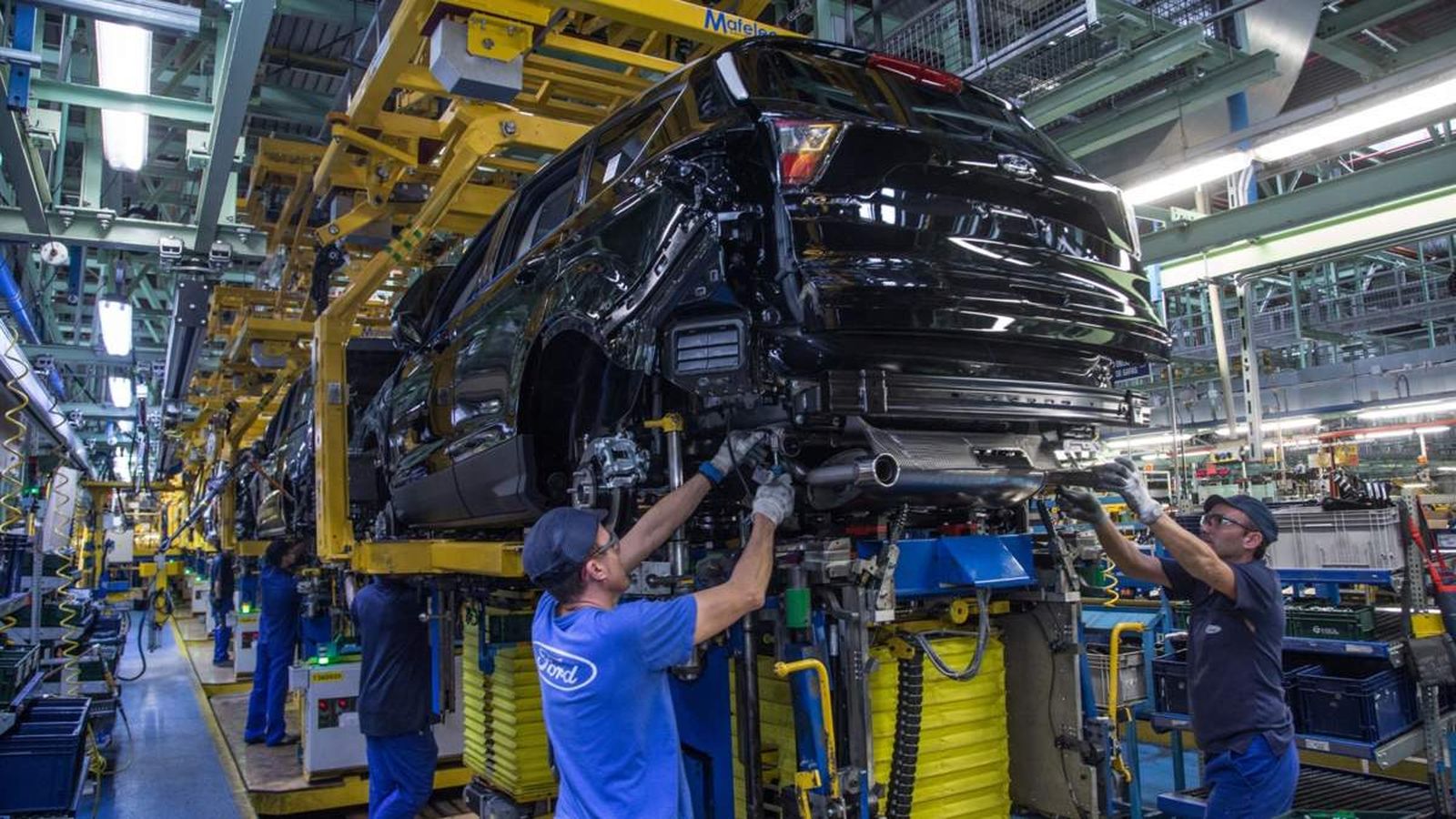 Imatge d'arxiu de la factoria Ford a Almussafes
