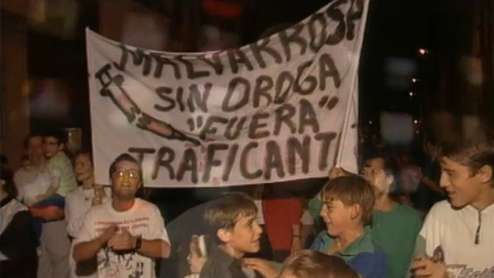 El programa de Canal 9, 'Dossiers', va estar en la primera manifestació en 1991