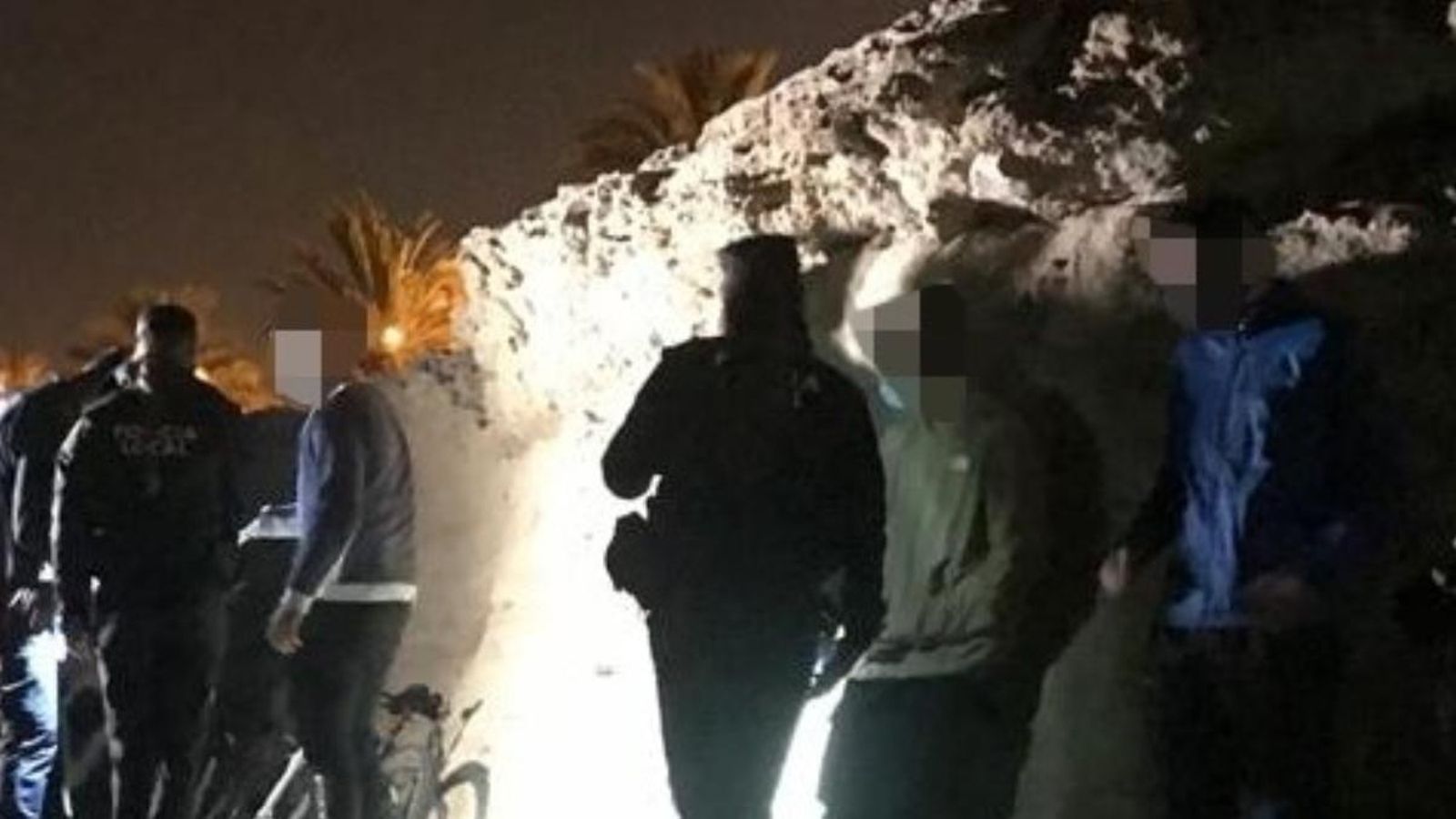 Moment de les intervencions de la Policia Local