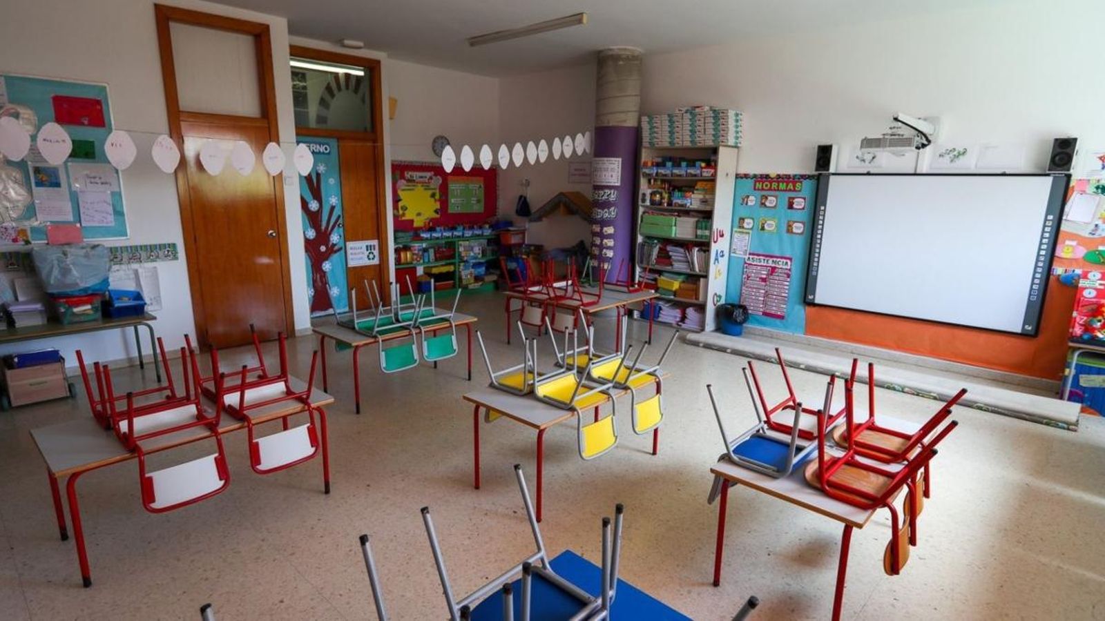 Aula a una escola