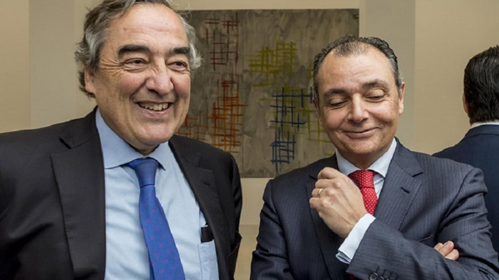 L'expresident de la CEOE, Juan Rosell i Salvador Navarro L'expresident de la CEOE, Juan Rosell i Salvador Navarro
