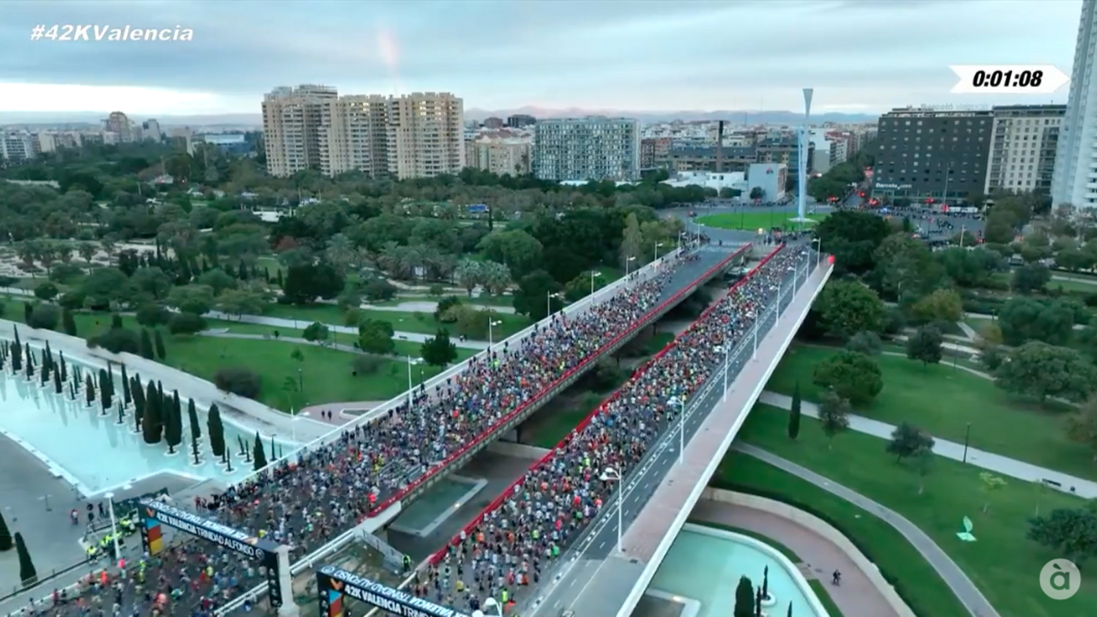 Les imatges més espectaculars de la Marató per À Punt