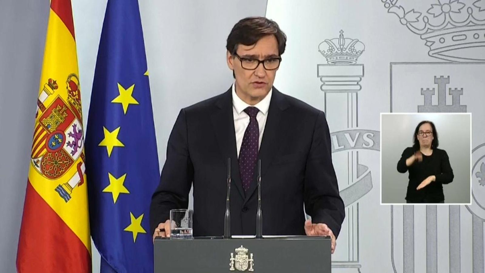 El ministre de Sanitat, Salvador Illa