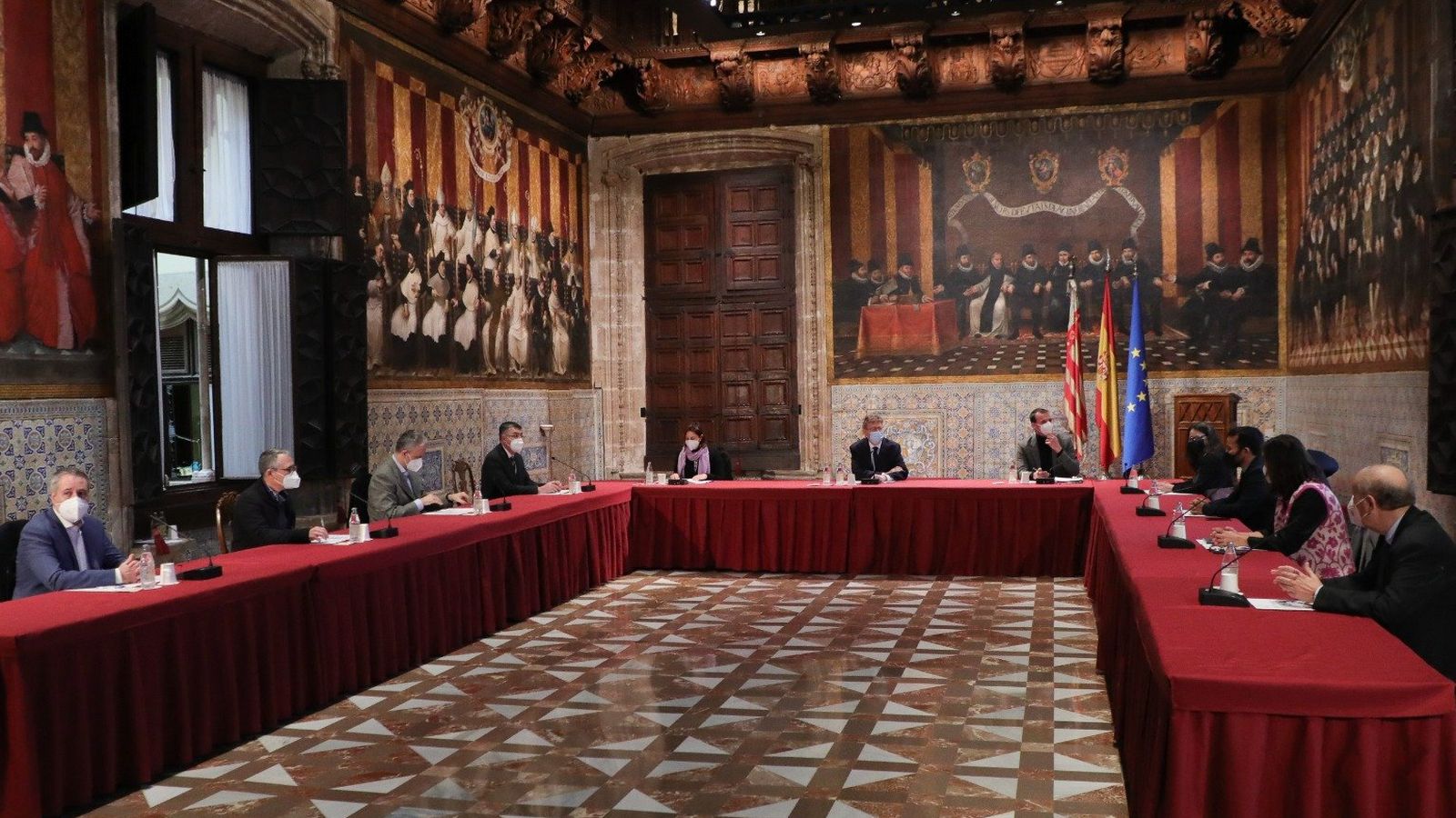 Acte de constitució de la comissió coordinadora de les celebracions del 40 aniversari de l'Estatut