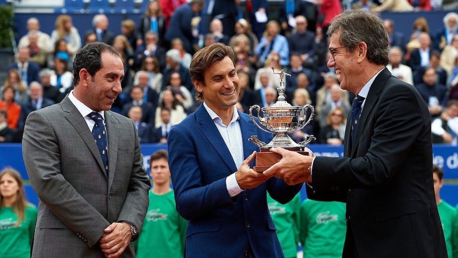 Ferrer va rebre un homenatge a la passada edició del Godó